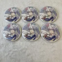 カラフルピーチ どぬく サンリオ 等身 キャラクター缶バッジ 6個セット