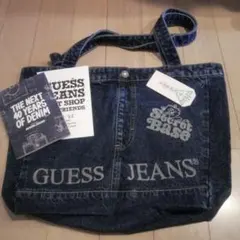 GUESS JEANS デニムトートバッグ 激レア Secret Base - メルカリ