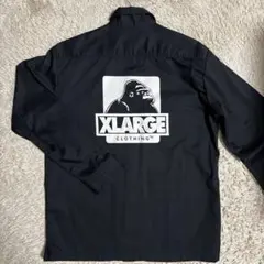 XLARGE コーチジャケット ブラック ゴリラロゴのサムネイル