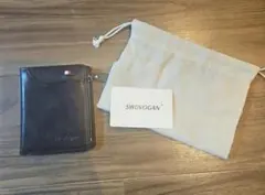 【新品】牛革 ダークブラウン コンパクト折り財布