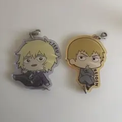 モブサイコ100II×コラボカフェ本舗限定 ミニキャラアクリルキーホルダーセット モブサイコ100 コラボカフェ サバゲー アクリルキーホルダー 芹沢