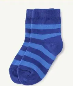 【新品】MarimekkoキッズVerna ソックス　ブルー☓ブルー