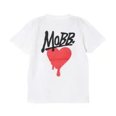 MOBB ハートロゴ Tシャツ ホワイト M size モブ