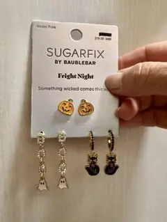 ハロウィンFright Night ピアス 3セット
