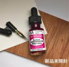 未開封 ドクターマーチン カラーインク チェリーレッド(6A)
