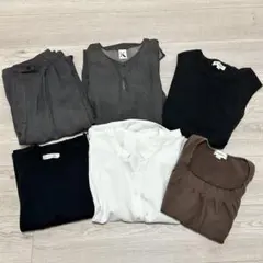 オフィスカジュアル まとめ売り　トップス　セットアップ　ニットワンピース　半袖