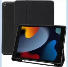 iPad 9世代 ケースアイパッド 10.2 オートスリープ スタンド ブラック