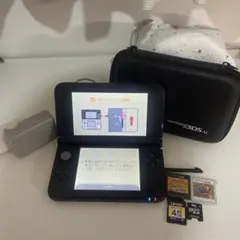 【美品】Nintendo 3DS LL ブラック　付属品　ソフト✖️2 動作確認済
