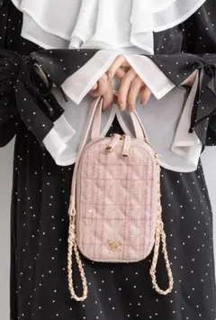 RANDA ランダ スマホショルダー バッグ ピンク