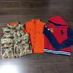 Polo Ralph Lauren リバーシブル ダウンベスト パーカーなど3着