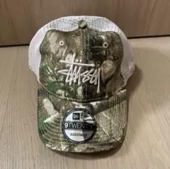 Stussy 9TWENTY カモフラージュキャップ リアルツリー