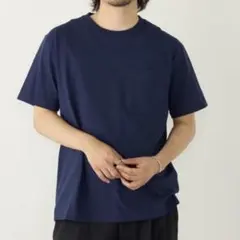 SHIPS シップス ポケットTシャツ 吸水速乾・接触冷感 遮熱 ネイビー Mのサムネイル