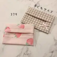 【379】ミニサイズ　ポケットティッシュケース　２個セット