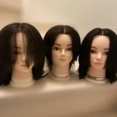 ウィッグ 美容師 美容学生 ワインディング オールウェーブ ウィッグ