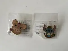 ディズニーランドピンバッジ　二つ