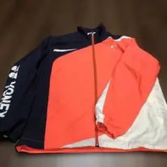 YONEX ウォームアップウェア Lサイズ オレンジ/ネイビー