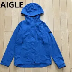 AIGLE エーグル　マウンテンパーカー　ブルー　Mサイズ
