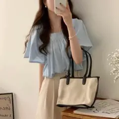 即日発送夏にぴったりゆったりトップス　シンプルで魅力的な女子会デート用