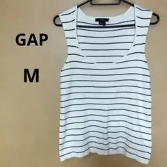 GAP ストライプ タンクトップ M　重ね着　サマーニット