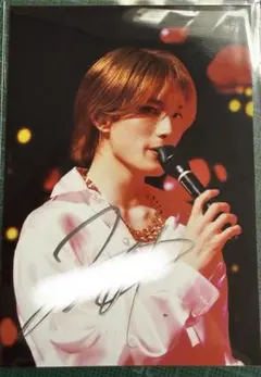 M!LK 山中柔太朗　サイン生写真