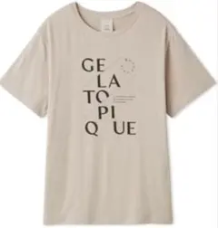 gelato pique レーヨンロゴTシャツ　BEGのサムネイル