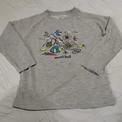 mont-bell キッズ Tシャツ 120cm グレーのサムネイル