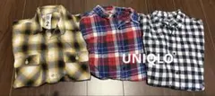 ネルシャツ 3点セット　ユニクロ他