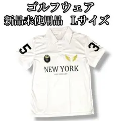 ゴルフウェア　 Lサイズ　新品未使用品　半袖ポロシャツ　New York
