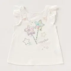 mezzo piano✩星ステッキTシャツ キャンディー リボン