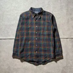 70s Pendleton チェック柄 ネルシャツ ウール100% M長袖シャツ