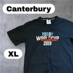 カンタベリー RWC2019公式Tシャツ XL 希少未使用 ネイビー