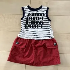F.O.KIDS ボーダーワンピース 90サイズのサムネイル