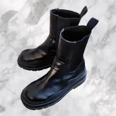 MARECHAL TERRE サイドゴアブーツ 24.5cm 黒軽量 防水