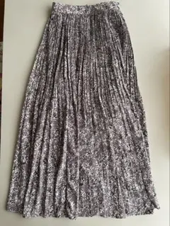 SNIDEL スナイデル　ロングフレアスカート　Sサイズ　パープル系