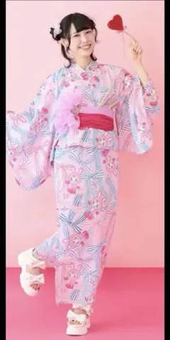 日*9様 マイメロ 浴衣 帯セット ピンク 新品タグ付き サンリオ公式