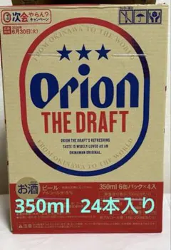 Orion THE DRAFT ビール 350ml 24本のサムネイル