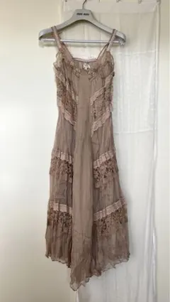 Ruth ルース ノースリーブ レースワンピース 100％シルク 未使用