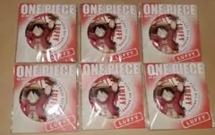 ONE PIECE 麦わらストア 缶バッジ ルフィ 6個セットのサムネイル