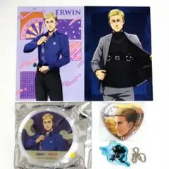 進撃の巨人　エルヴィン　原作　缶バッチ　アニーク　アムニバス　ROUND1