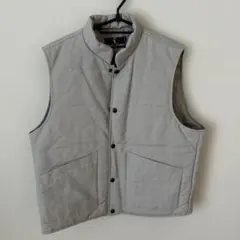 daniel cremieux グレージュ　コットンナイロン　ジャンパー　ベスト