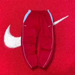 00s Nike total90 スウェットワイドパンツ 刺繍ロゴ サイドライン