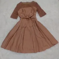 最終価格【美品】エメ　aimer anche レースワンピース ドレス　L