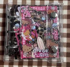 日焼けキティ A8シャカシャカノート シール帳　リフィル付　キティ　ギャルキティ