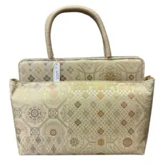 和装バッグ 利休バッグ 金蘭織物 入卒式 結婚式 お茶席 商品番号:43-2