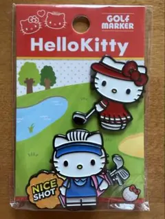 ハローキティ ＆ ダニエル ゴルフマーカ― ( クリップマーカー )