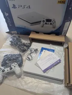 ホワイト PS4 本体 500GB コントローラー2個付き