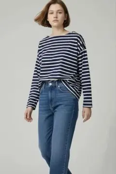 MACKINTOSH LONDON ボーダー 長袖　　カットソー　金ボタン付きのサムネイル