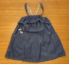 ラグマート　デニム　ジャンパースカート　110