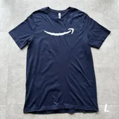 アメリカ古着Tシャツ Amazon 半袖 NAVY ネイビー 紺色 アマゾンロゴ