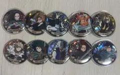 ヒロアカ　缶バッジ ホログラム缶バッジ 十傑　コンプリート